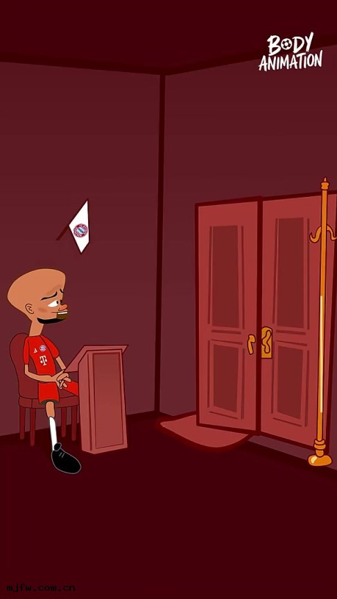 就這麼短？外網(wǎng)動畫惡搞：傑克遜去慕尼黑在孔帕尼面前轉了一圈
！